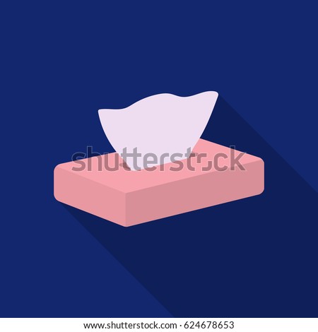 Napkin icon flat