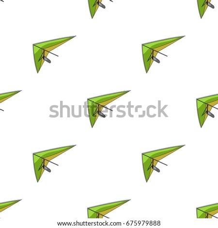 Hang gliding.Extreme sport single icon in cartoon style vector symbol stock illustration web.