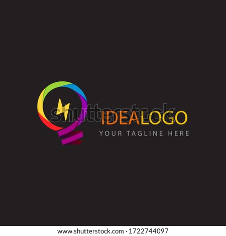 Idea vector logo - Idea abstract logo template