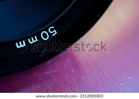 Similar – Image, Stock Photo Analog, close up portrait of a young woman sitting on a bed and looking into the camera