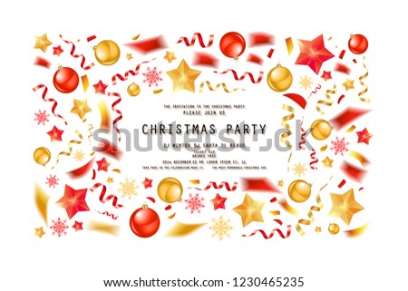 christmas restaurant and party menu invitation templates download