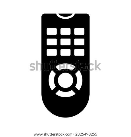 Remote icon vector on trendy design