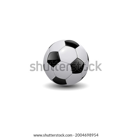 vector soccer ball isolated on a white background