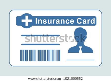 Insurance medical card.
