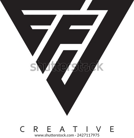 EFC letter logo modern. EF, CF, CFE vector design