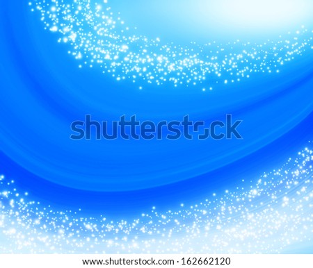 Abstract glowing background with stars