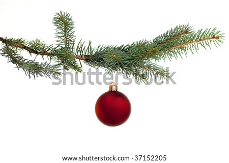 Christmas Decoration On White Background Stock Photo 37152205 : Shutterstock