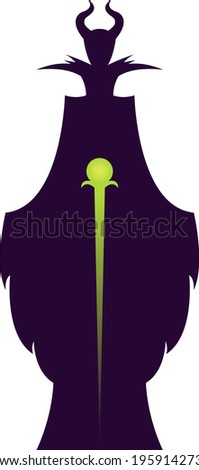 sleeping beauty. maleficent, fairy tale, children's cartoon, villain, shadow, witch, fear, horror, print, illustration, vector, girl, man, princess, witch, magic, mystery