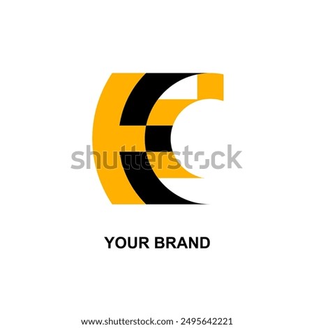 Illustration of Luxury Initial EEI Logo for Your Brand