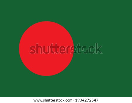 National Flag of Bahrain illustration