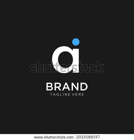 initials letter id,di,d,ia,ai, modern Logo icon design. Vector graphic design template elements. Graphic Symbol for Corporate Business Identity. Foto stock © 