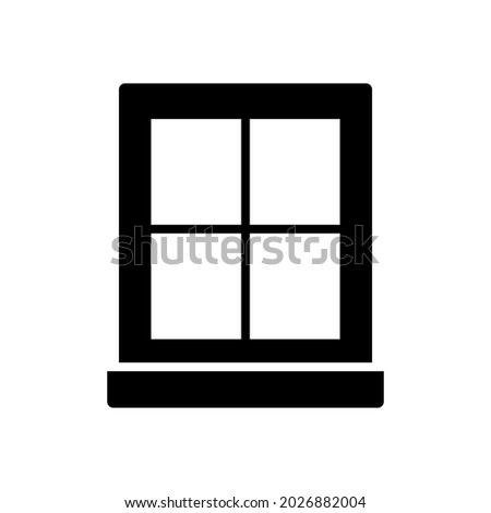 Window icon Royalty free vector design illustration