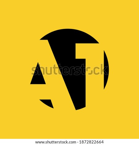 a1 text logo design vector. letter a with number one logo design vector.