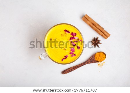 Similar – Image, Stock Photo turmeric milk