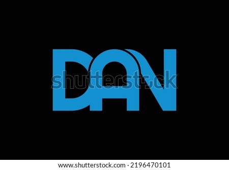 DAN Initial Monogram Letter dan Logo Design Vector Template d a n Letter Logo Design Foto stock © 
