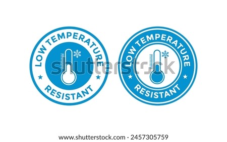 Low temperature resistant sign badge