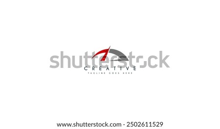 Speed meter logo design vector illustration. Speed meter icon. Suitable for business and technology logos isolated on white background