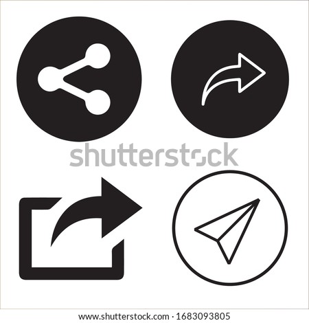 Share Design Logo, The Latest Logo Foto stock © 