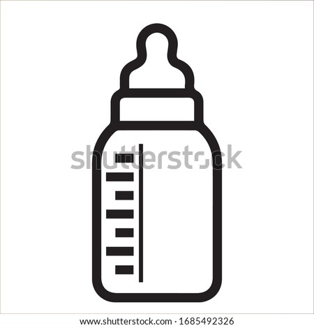 Download Baby Bottle Silhouette At Getdrawings Free Download