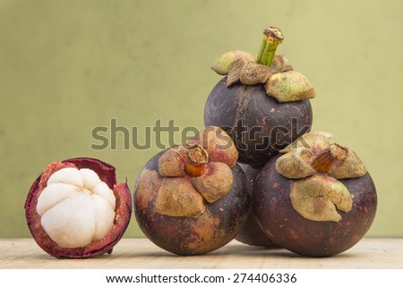 The mangosteen fruit with high content of antioxidants