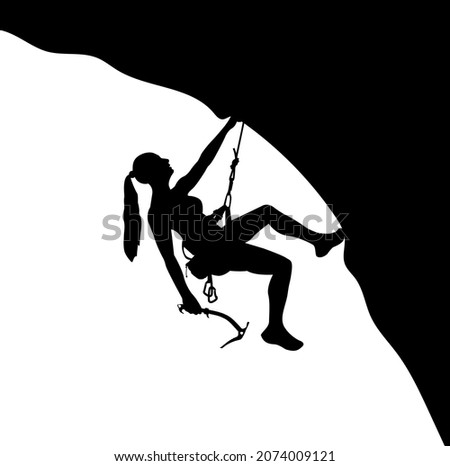 Climbing Silhouette | Free download on ClipArtMag