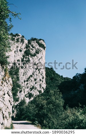 Similar – Image, Stock Photo mountains of sadernes on a cloudy summer day in spain