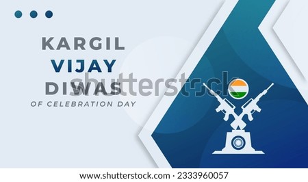 Kargil Vijay Celebration Vector Design Illustration for Background, Poster, Banner, Advertising