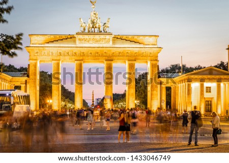 Similar – Image, Stock Photo The Brandenburg Gate after the rain II