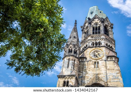 Similar – Image, Stock Photo Kaiser Wilhelm Memorial Church