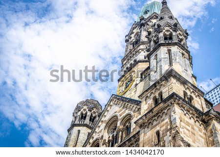 Similar – Image, Stock Photo Kaiser Wilhelm Memorial Church