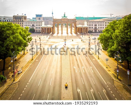 Similar – Image, Stock Photo Victory column after the rain