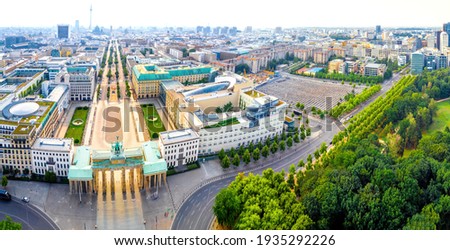 Similar – Image, Stock Photo Victory column after the rain