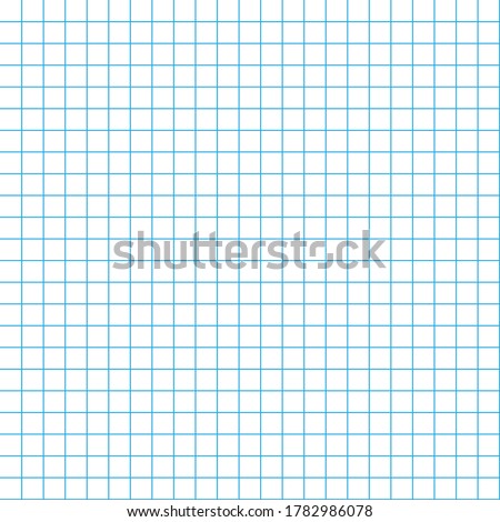 School notebook texture blank sheet. Vector seamless pattern paper exercise book in a cell. Pattern in a cage