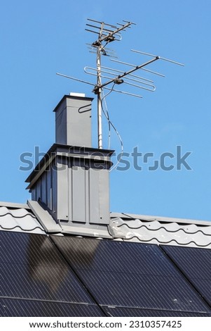 Similar – Foto Bild Hausantennen Gebäude Dach