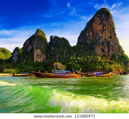 Thailand ocean landscape