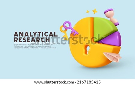 Potential business concept share pie chart infographic. Analytics research profit and profitability. Payment and income installations. Realistic 3d design with graph element. vector illustration