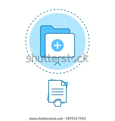 drag and drop files to upload concept illustration flat design vector eps10. folder empty state icon ui