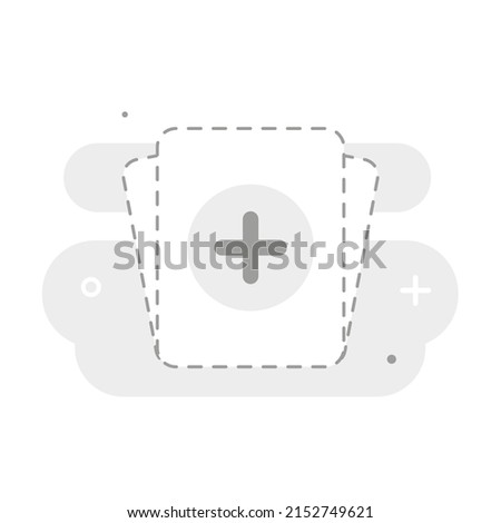 Drag and Drop, Add document file button concept illustration flat design vector eps10. modern graphic element for landing page, empty state ui, infographic, icon