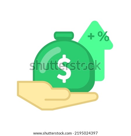 Increase in per capita income concept illustration flat design vector eps10. modern graphic element for landing page, empty state ui, infographic, icon