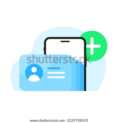 phone contact list, app access permission on smartphone concept illustration flat design vector eps10. modern graphic element for landing page, empty state ui, infographic, icon