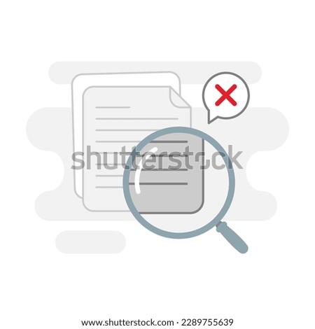 search no result. data, document, file not found concept illustration flat design vector eps10. modern graphic element for landing page, empty state ui, infographic, icon