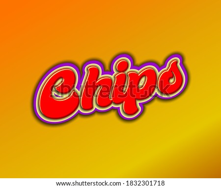 Potato Chips Snack fries logo