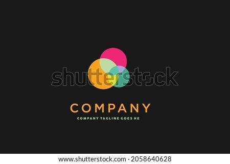 abstract logo design element,glitch style graphic design usable vector logo design for business, industry, technology