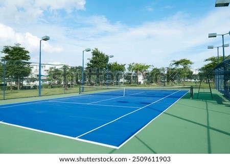 Similar – Foto Bild Tennisplatz von außen…