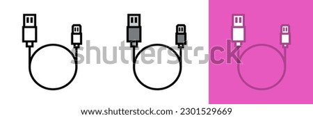 Syncro Cable Icon, this icon is commonly used in photography software and apps to indicate the use of a synchro cable in a photo.