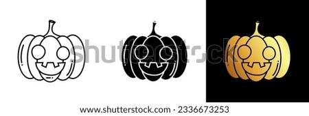 The Jack O' Lantern Icon depicts a carved pumpkin with a spooky or playful face illuminated from within by a candle or light. 