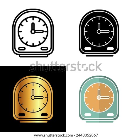 Clock icon stands as a timeless symbol of timekeeping. With its rhythmic tick-tock, it orchestrates the cadence of daily life, ensuring tasks are accomplished and schedules are met.