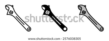 Adjustable wrench is a versatile hand tool for gripping and turning nuts, bolts, and other fasteners securely.