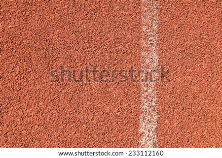 Running Track texture with white line