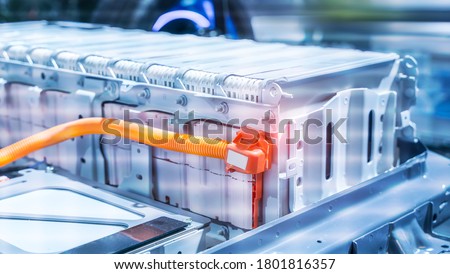 Electric car lithium battery pack and power connections
